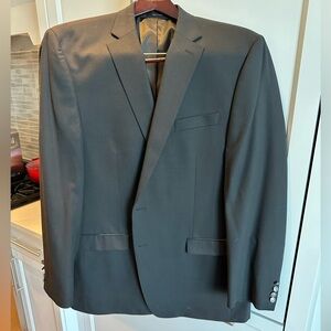 MICHAEL Michael Kors Charcoal Wool Blend Men's Suit Jacket Coat, Men’s 46 L